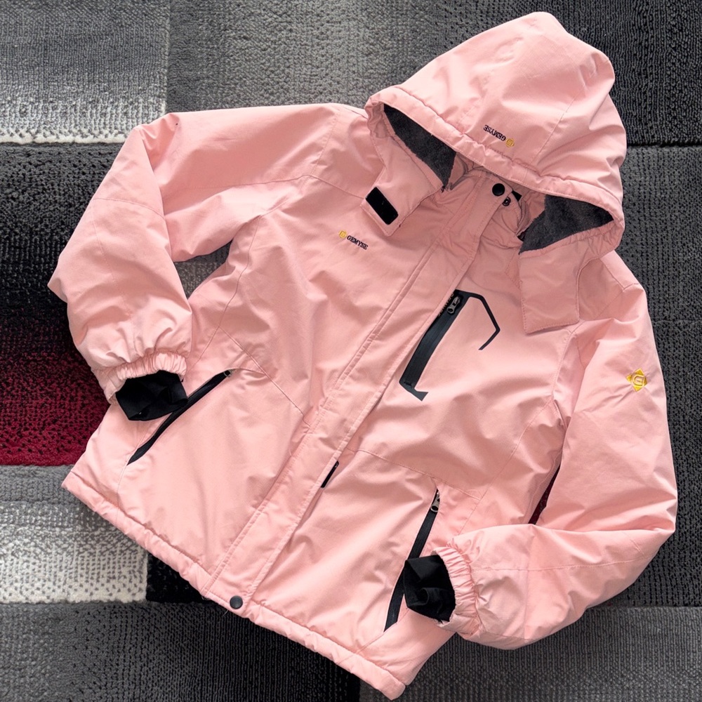 GEMYSE Waterproof Ski Snow Fleece Winter Jacket with Hood (14/16)